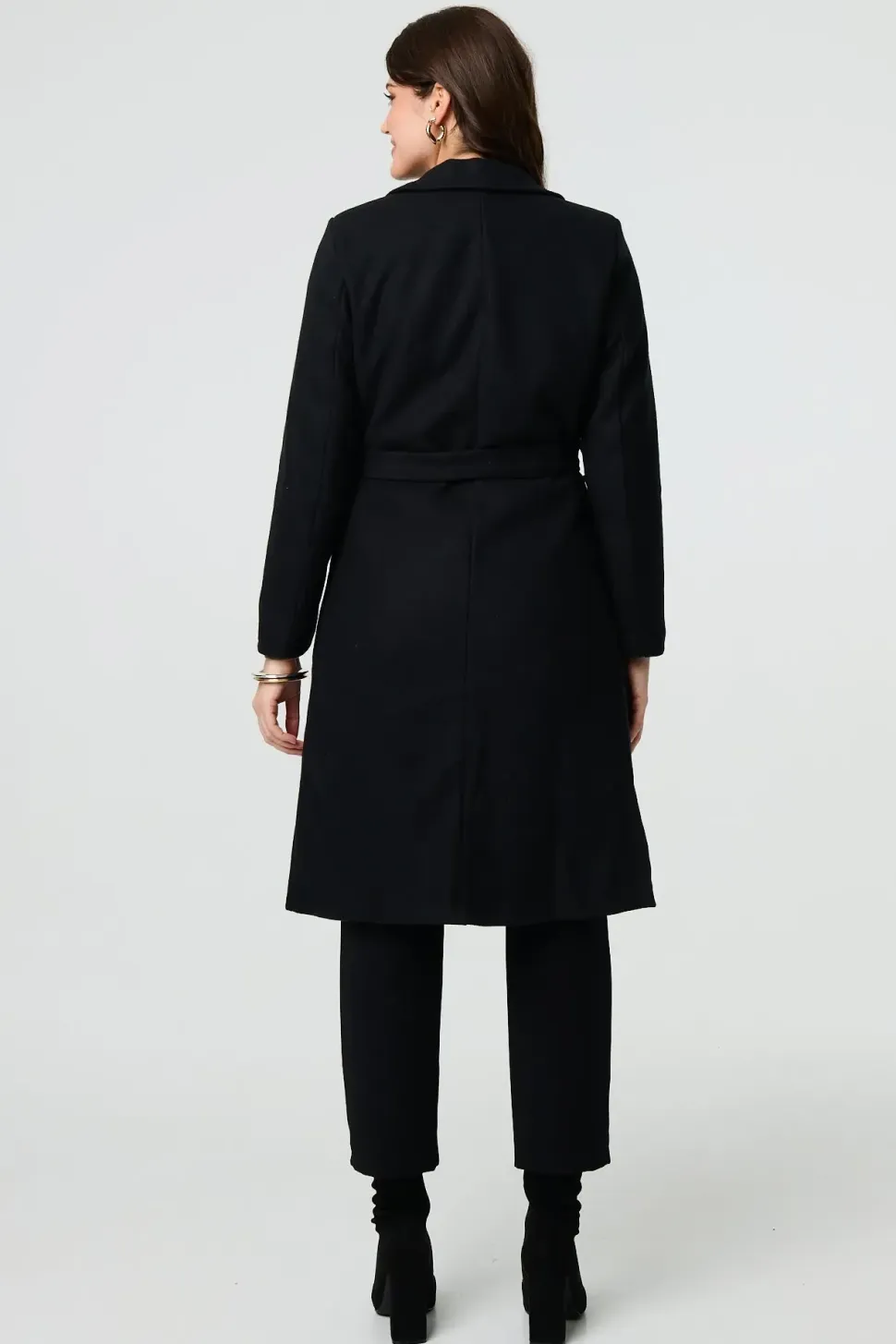 Button Front Tailored Coat