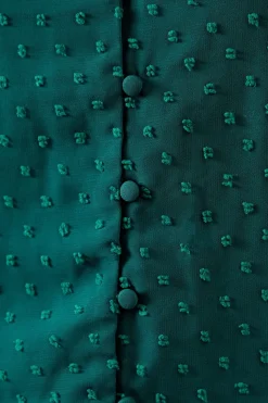 Button Through Dobby Blouse