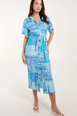 Button Through Shirt Dress