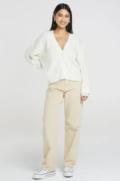 Button Through Soft Knit Cardigan