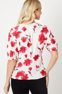 Button Through Tea Blouse