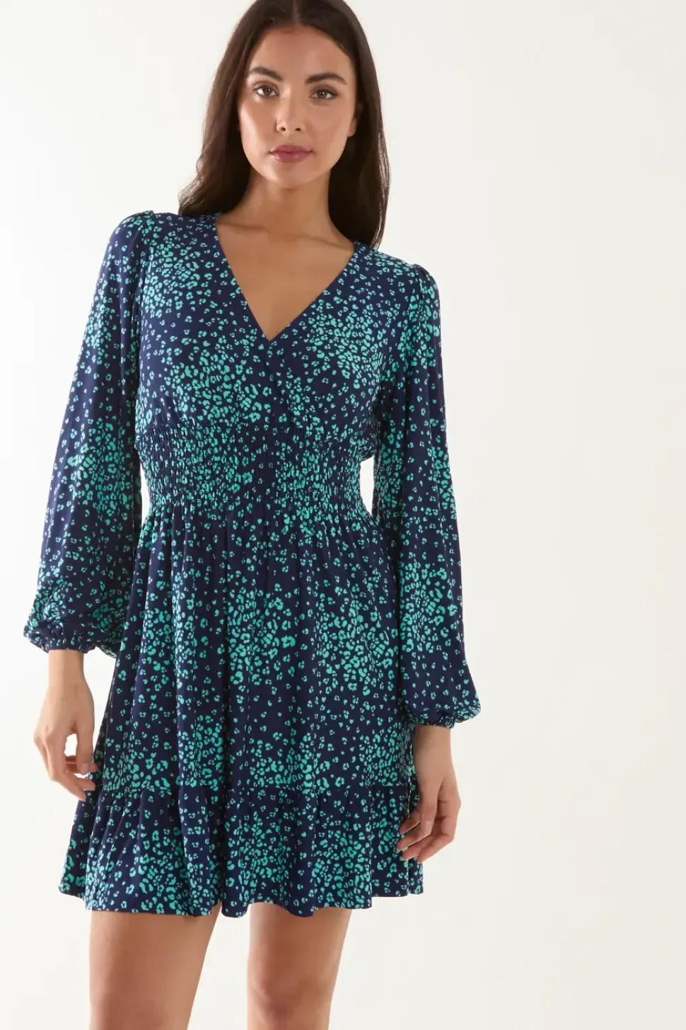 Button Up Mini Dress