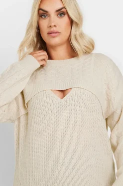 Cable Knit Cut Out Jumper
