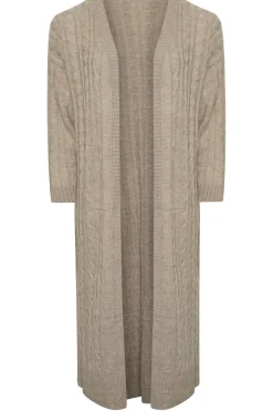 Cable Knit Maxi Cardigan
