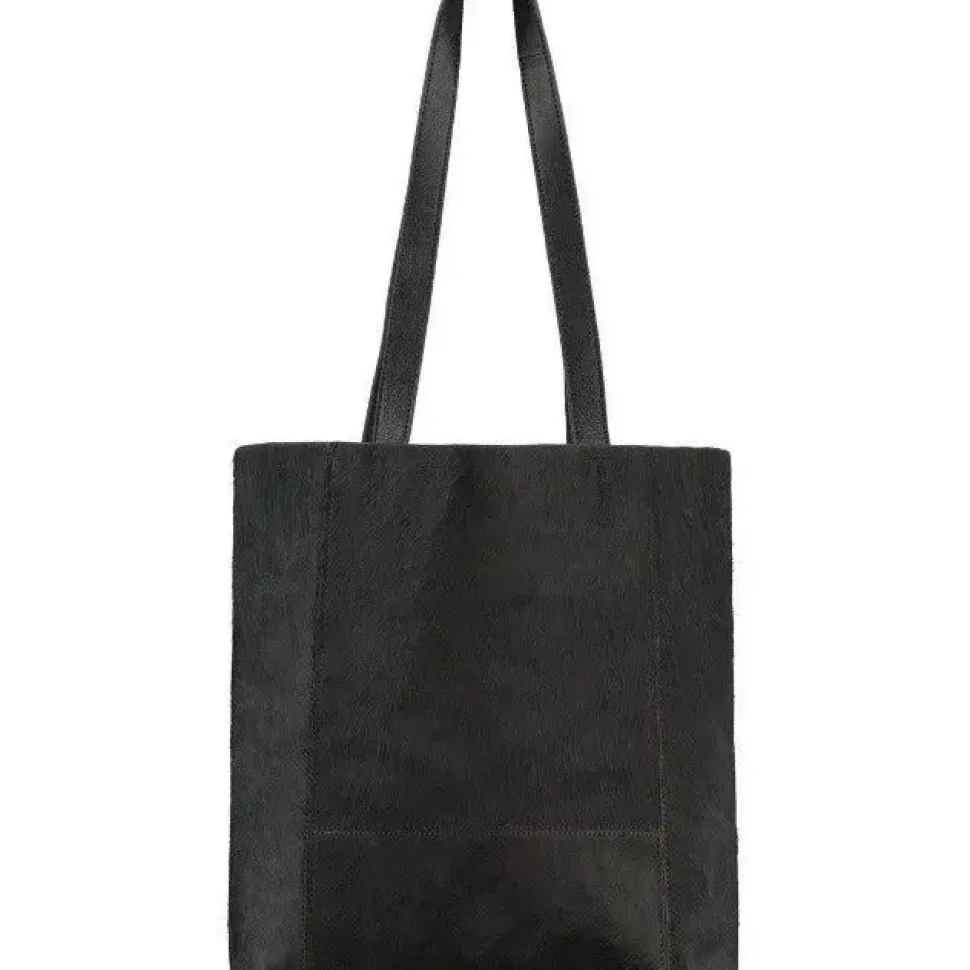 Camel Pebbled Leather Tote Shopper