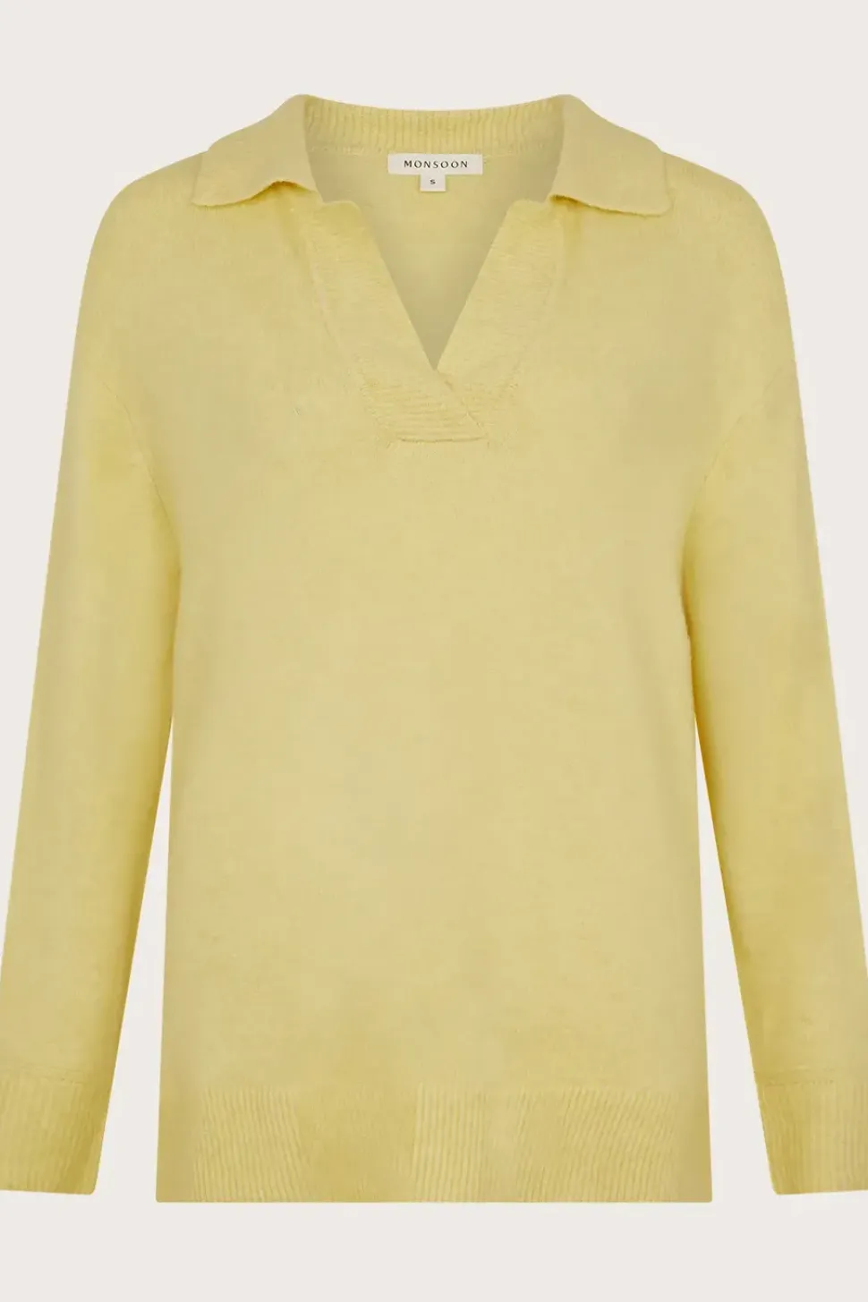 Carla Collar Jumper Yellow