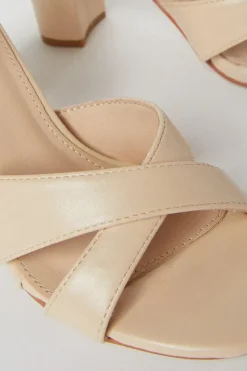 Cassidy Cross Strap High Block Heeled Sandals