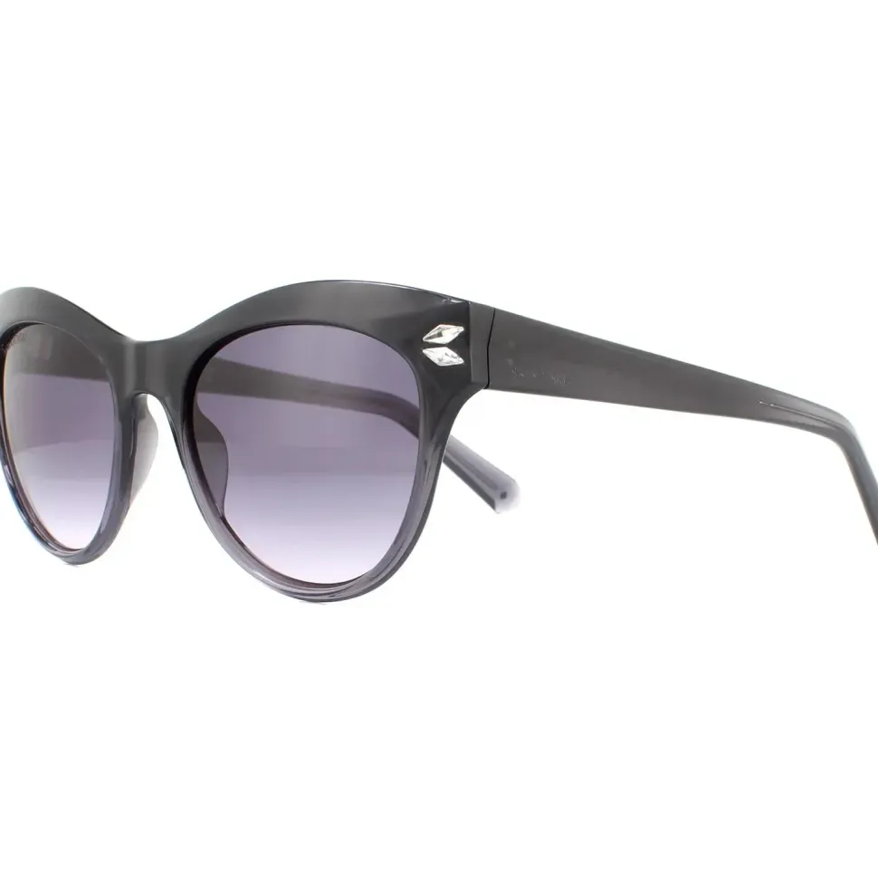 Cat Eye Black Grey Gradient Sunglasses