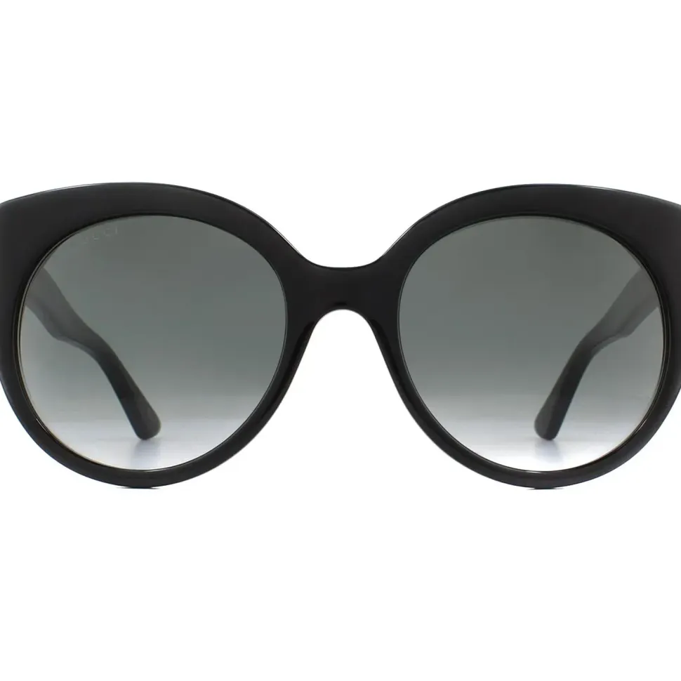 Cat Eye Black Grey Gradient Sunglasses