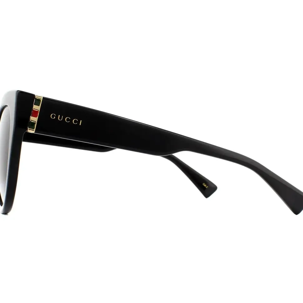 Cat Eye Black Grey Gradient Sunglasses