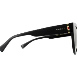 Cat Eye Black Grey Gradient Sunglasses