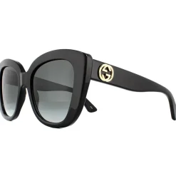 Cat Eye Black Grey Gradient Sunglasses