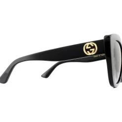 Cat Eye Black Grey Gradient Sunglasses