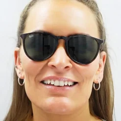 Cat Eye Black Grey Gradient Sunglasses