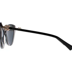 Cat Eye Black Grey Transparent Dark Grey BV8246B