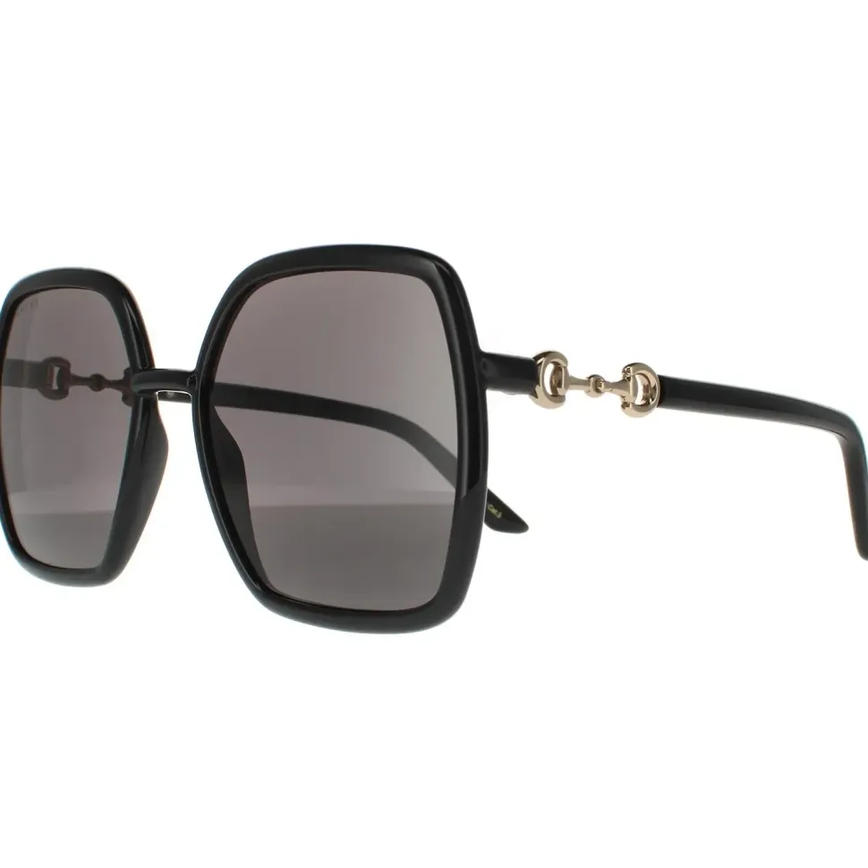 Cat Eye Black With Green and Red Glitter Green Sunglasses