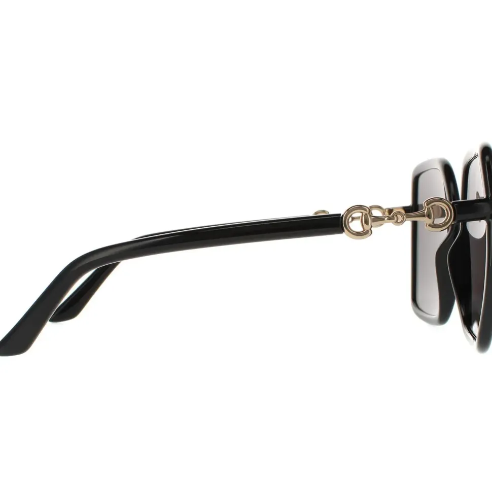 Cat Eye Black With Green and Red Glitter Green Sunglasses