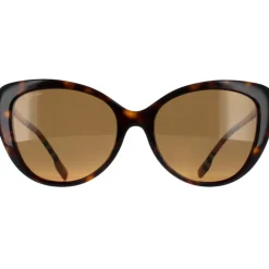 Cat Eye Dark Havana Brown Polarized BE4407