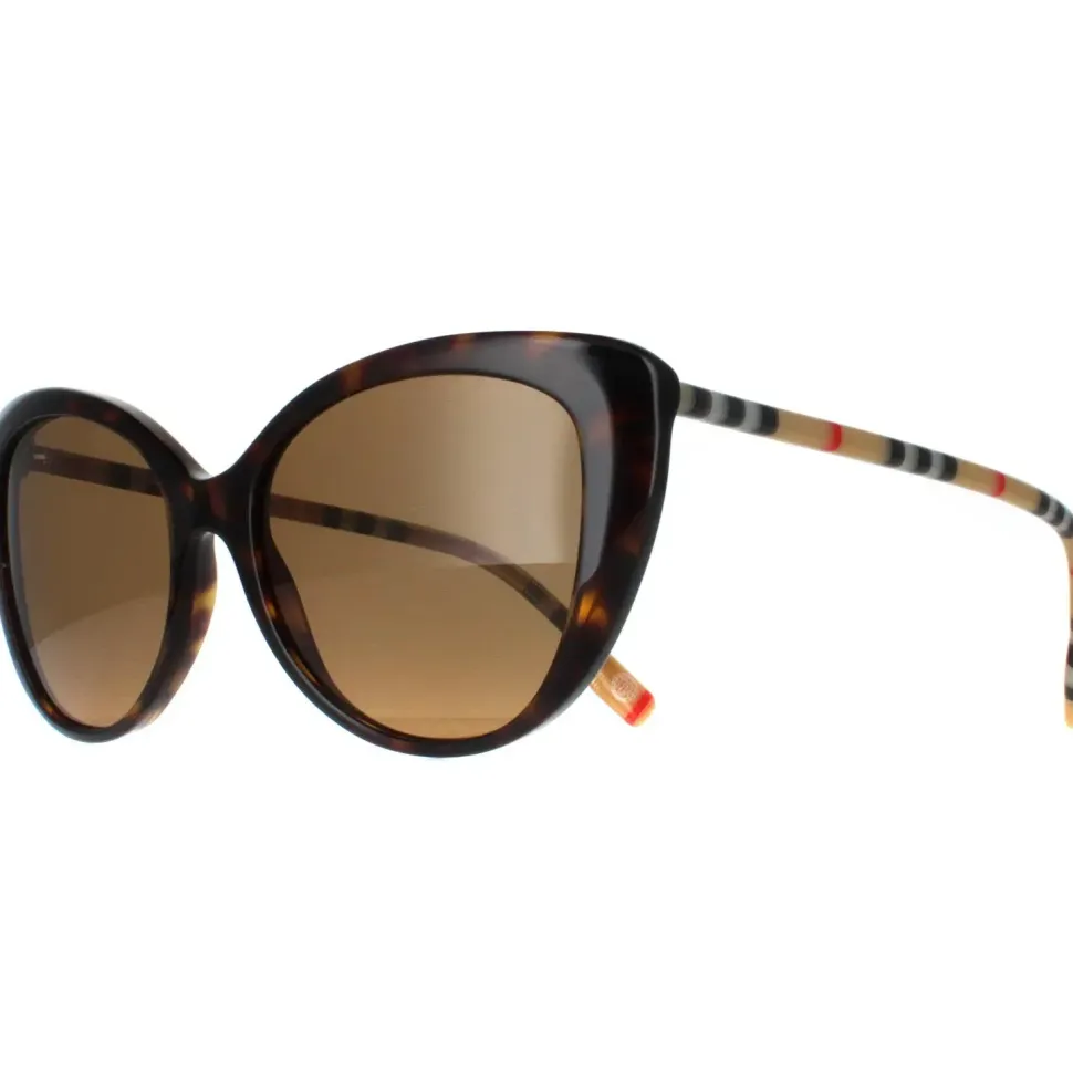 Cat Eye Dark Havana Brown Polarized BE4407