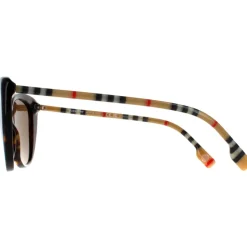 Cat Eye Dark Havana Brown Polarized BE4407