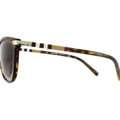 Cat Eye Dark Havana With Gold Detailing Brown Gradient BE4216 Sunglasses