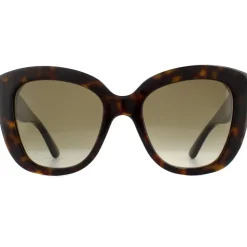 Cat Eye Havana Brown Gradient Sunglasses