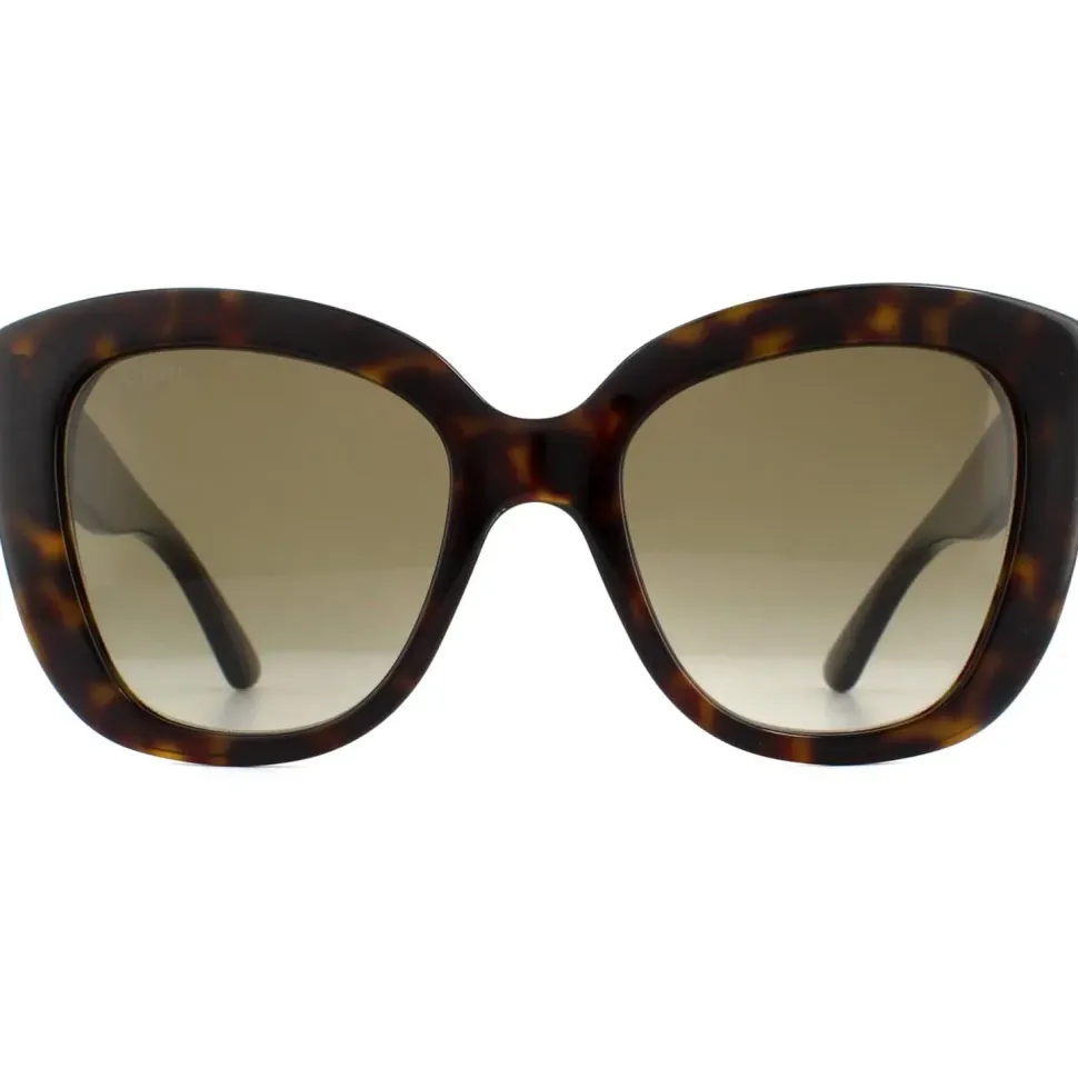 Cat Eye Havana Brown Gradient Sunglasses
