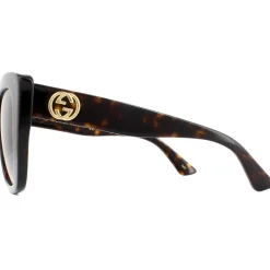 Cat Eye Havana Brown Gradient Sunglasses