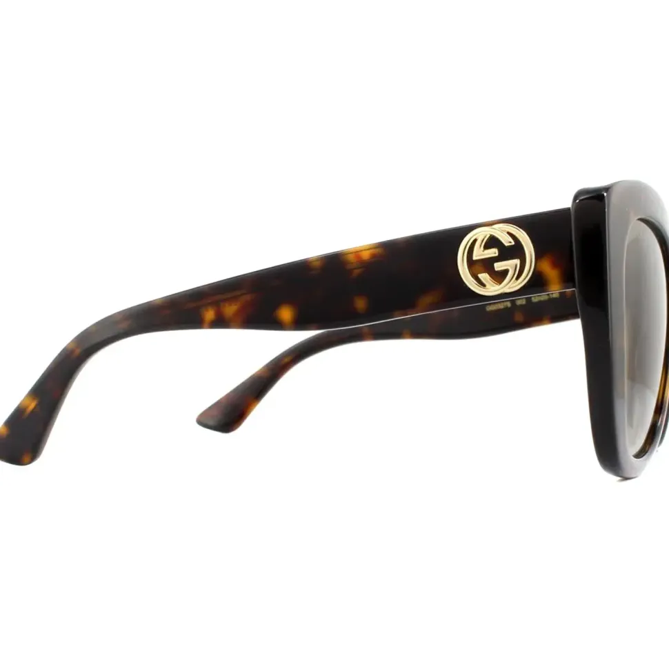 Cat Eye Havana Brown Gradient Sunglasses