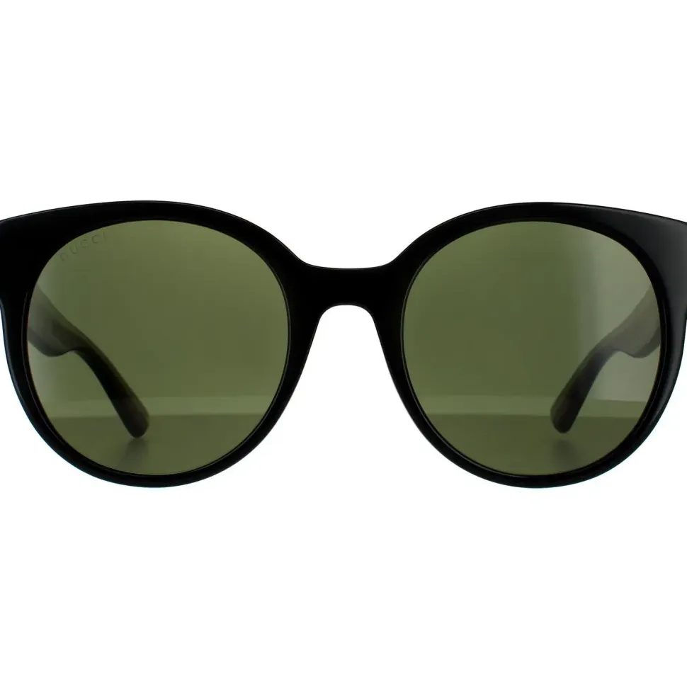 Cat Eye Havana with Blue and Red Brown Gradient GG0035SN Sunglasses