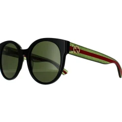 Cat Eye Havana with Blue and Red Brown Gradient GG0035SN Sunglasses