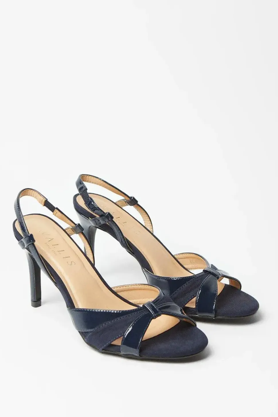 Celeste Cut Out Detail Slingback Heeled Sandals