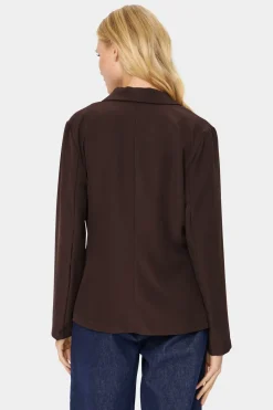 CelestSZ Shawl Collar Button Blazer-
