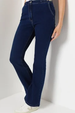 Chain Detail Kickflare Jean