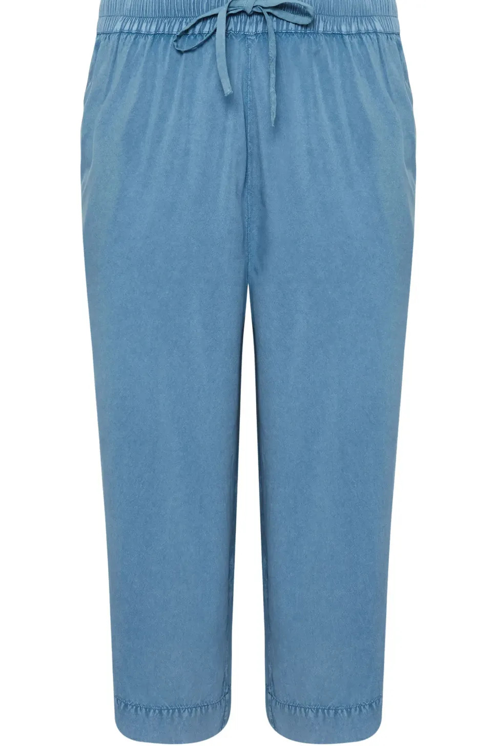 Chambray Wide Leg Culottes