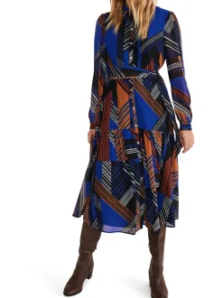 Chantilly Chiffon Shirt Dress-