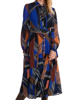 Chantilly Chiffon Shirt Dress-