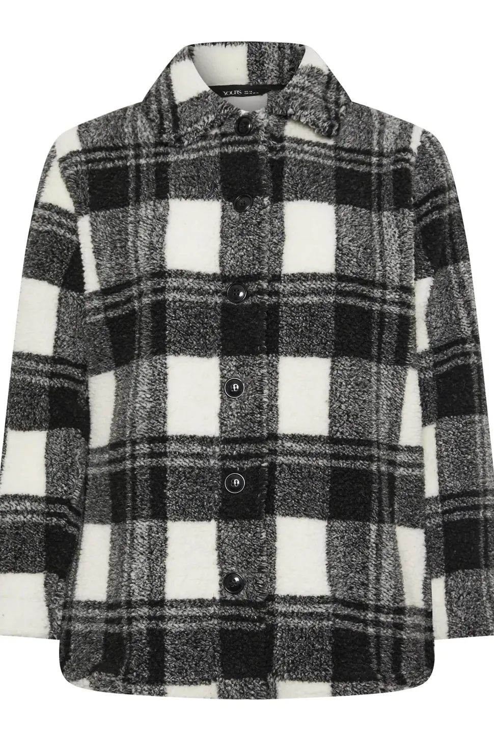 Checked Fleece Jacket