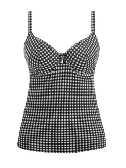 Check In Plunge Tankini Top