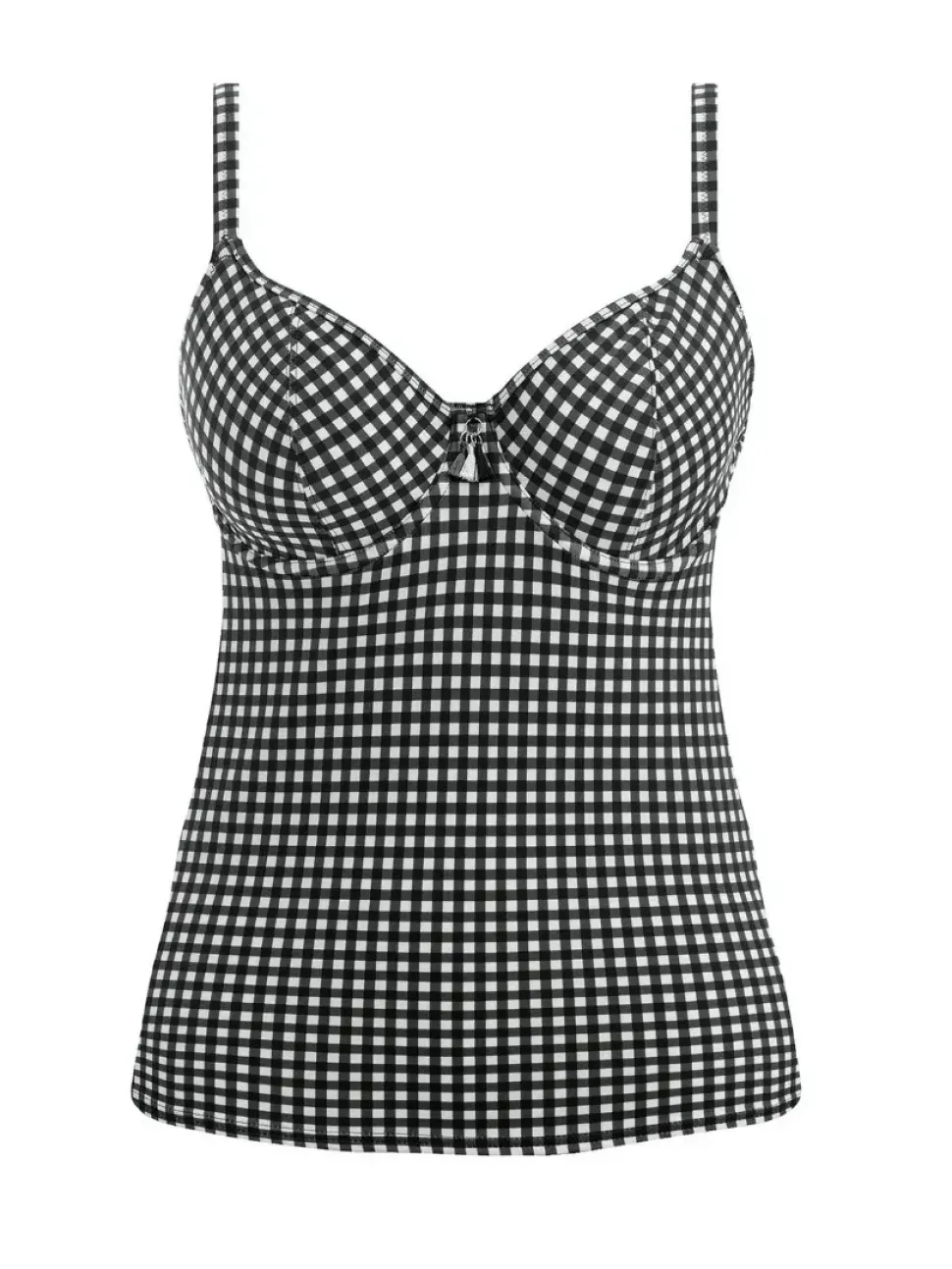 Check In Plunge Tankini Top