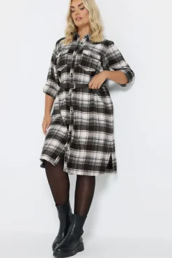 Check Maxi Shirt