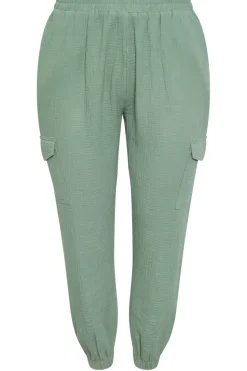Cheesecloth Cuffed Joggers