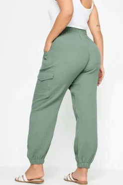 Cheesecloth Cuffed Joggers