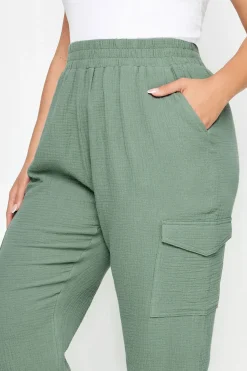 Cheesecloth Cuffed Joggers