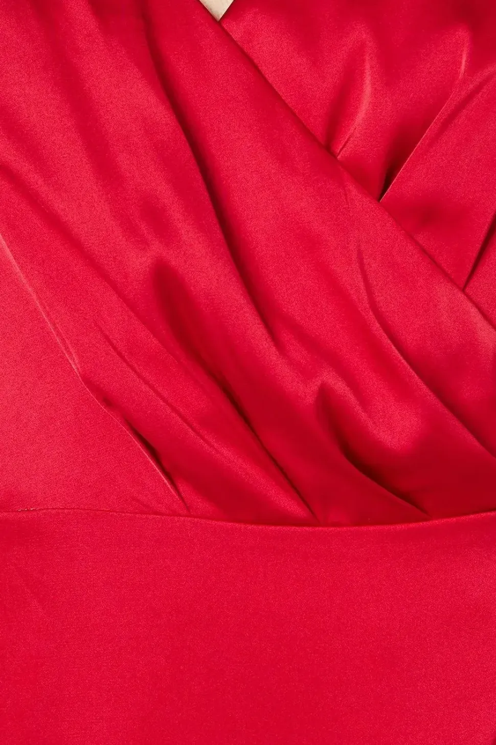 Chiffon And Satin Wrap Wedding Guest Dress