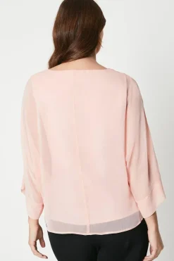 Chiffon Batwing Top