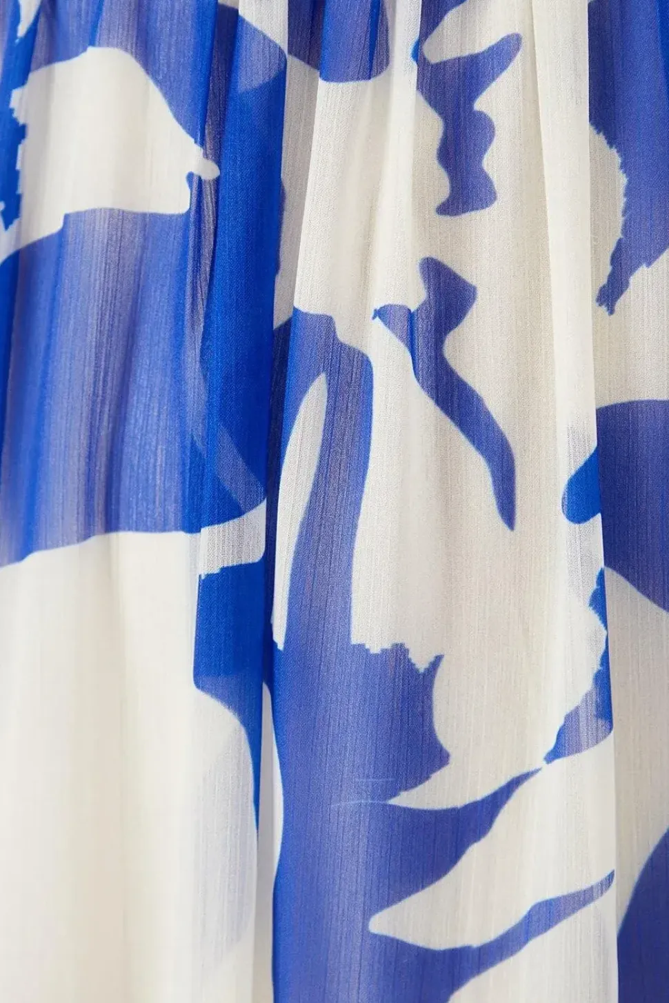 Chiffon Floral Halter Tier Maxi Dress