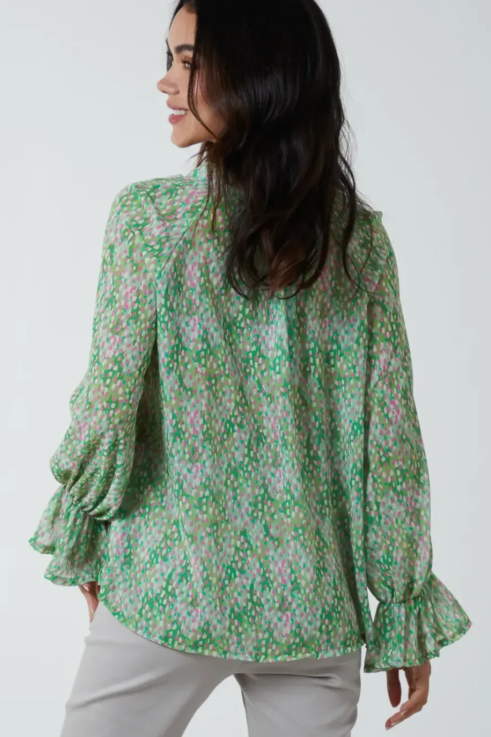 Chiffon Frill Blouse