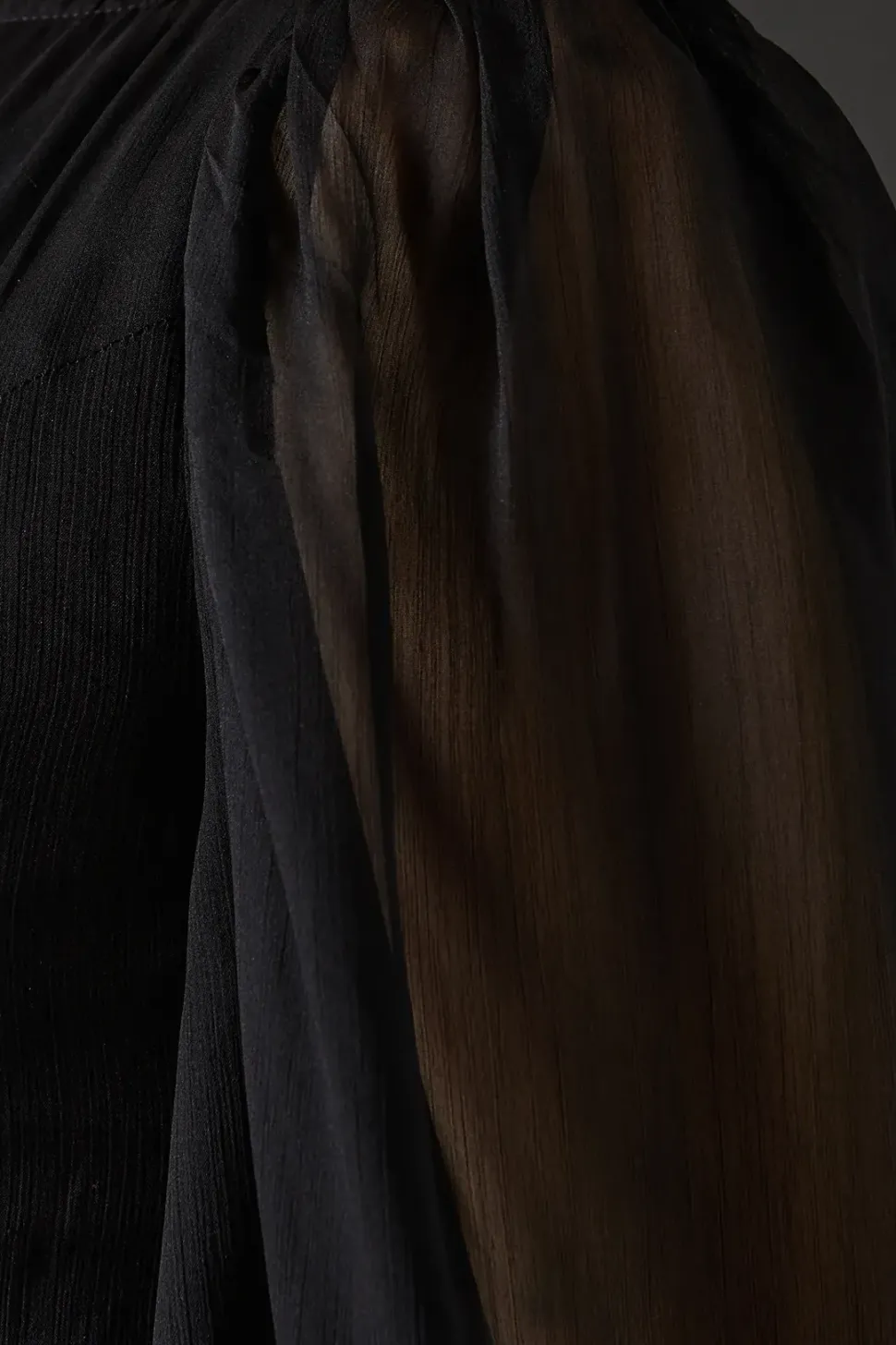 Chiffon Long Sleeve Maxi Dress