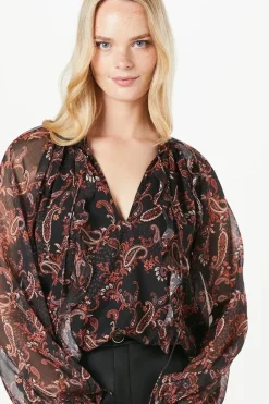 Chiffon Ruffle Blouse